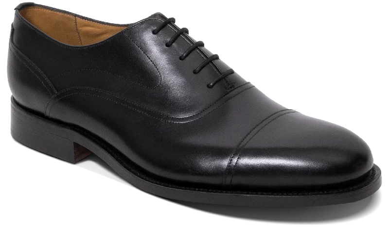 Men's Oxford shoes with a shock - absorbing insole and a leather lining Cherwell- Black Calf