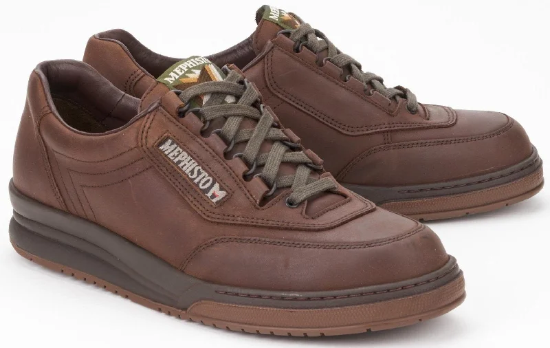 Men's Oxfords with a classic silhouette and a high - shine finish Mephisto Match