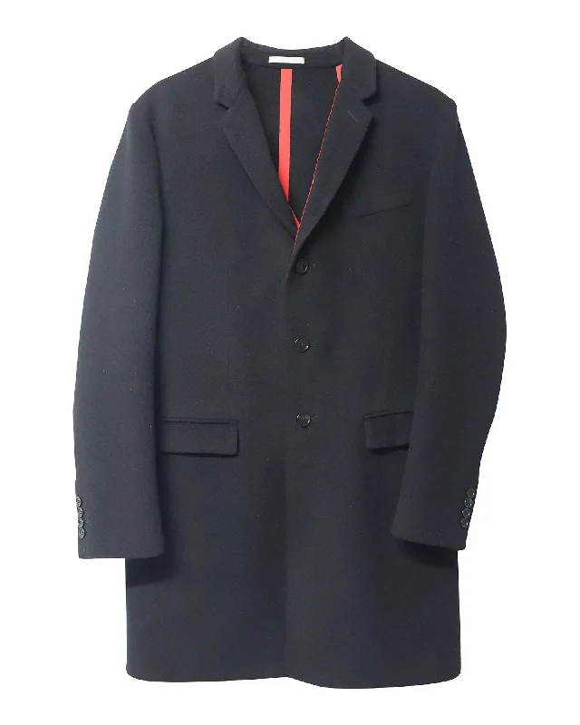 Dior Classic Coat in Black Cashmere