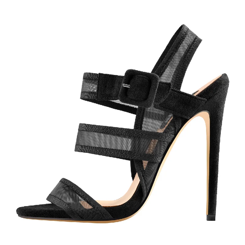 Men's sandals with a leather lining for comfortMesh Straps Stiletto Buckle Strap Sandals Men's sandals with a leather lining for comfortMesh Straps Stiletto Buckle Strap Sandals