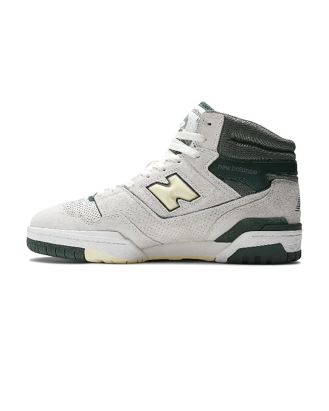 Men's basketball sneakers with ankle support650R - White / Green