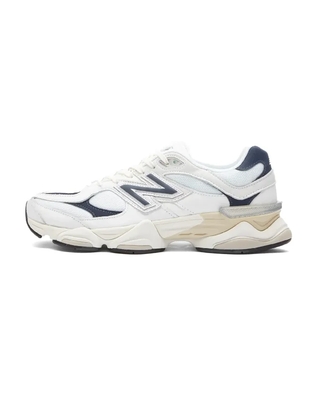 Men's high - performance basketball sneakers with air cushioning9060 - White / Navy