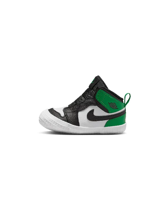 Men's affordable yet stylish sneakers for everyday wearAir Jordan 1 Crib Bootie - Black / Lucky Green / White Men's affordable yet stylish sneakers for everyday wearAir Jordan 1 Crib Bootie - Black / Lucky Green / White