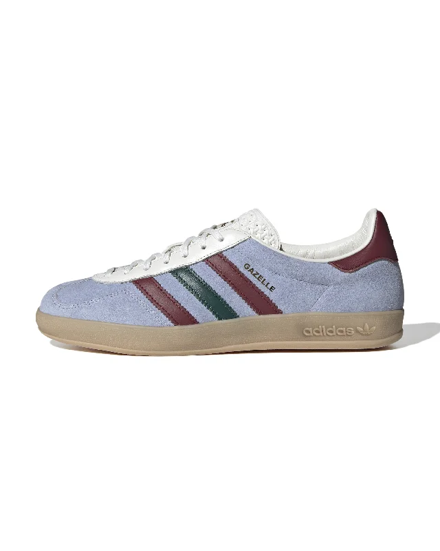 Men's neon - colored sneakers for a bold statementGazelle Indoor - Blue Dawn / Burgundy / Green