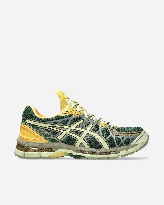 Men's classic white leather sneakers with black lacesUB10-S GEL-Kayano 20
